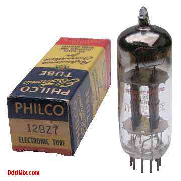 12BZ7 Philco High-Mu Twin Triode Discontinued Electronic Tube (11 KB)
