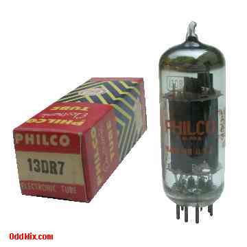 113DR7 Philco Dual Triode Hi-Mu Low-Mu Miniature Electronic Tube [7 KB]