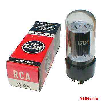 17D4 RCA Radiotron Half Wave Rectifier Electron Tube [11 KB]