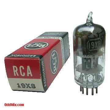 19X8 Medium-Mu Triode Sharp-Cutoff Pentode RCA Radiotron Electronic Vacuum Tube [8 KB]