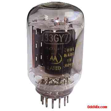 33GY7 Diode, Beam-Power-Tube Motorola AF Amplifier Golden Electron Vacuum Tube [9 KB]
