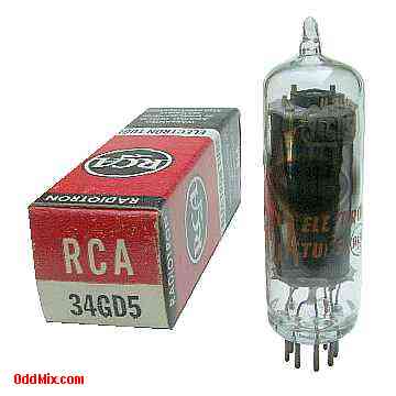 34GD5 RCA Radiotron  Beam Power Electron Tube [12 KB]
