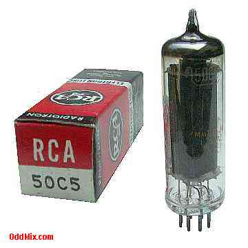 50C5 RCA Radiotron Beam Power Electron Tube [11 KB]