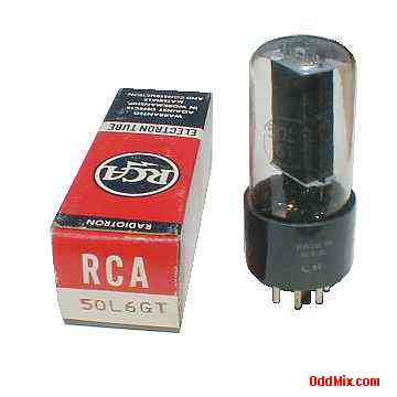 50L6GT RCA Radiotron Beam Power Vintage Electron Tube [10 KB]