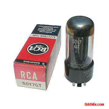 50Y7GT RCA Radiotron Vacuum Rectifier-Doubler Electron Tube [9 KB]