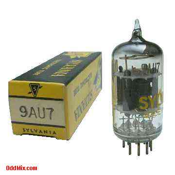 9AU7 Sylvania Medium-Mu Twin Triode Electronic Tube [9 KB]