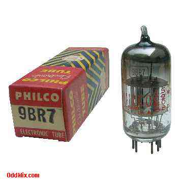 9BR7 Philco Twin Diode High-Mu Triode Electronic Tube [10 KB]