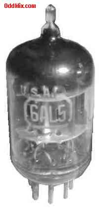 6AS5 Beam Power Class A Amplifier Miniature Sylvania Electronic Vacuum Tube [10 KB]
