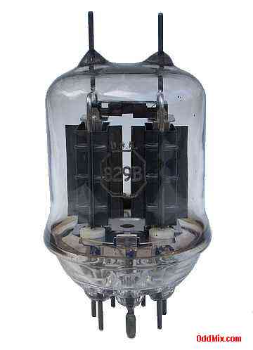 829B GE Twin Beam 100 Watt Power Transmitter Tube (12 KB)