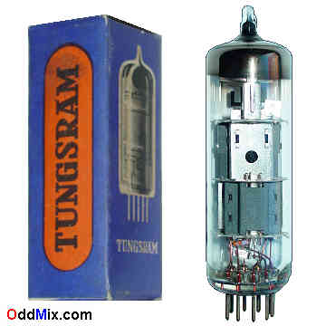 PCL86 Medium-Mu Triode Sharp-Cutoff Pentode VHF FM Tungsram Vacuum Electronic Tube [14 KB]