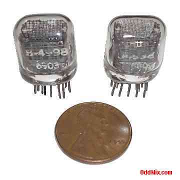 B4998 B-4998 Burroughs Nixie Numerical Indicator Tube Miniature Reference [8 KB]