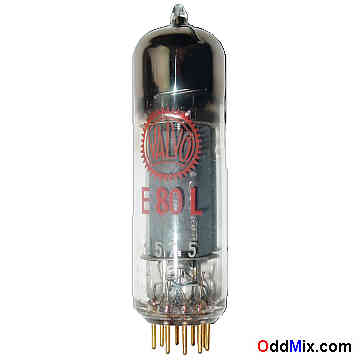 E80L Power Pentode Valvo SQ AF Amplifier Hi-Rel Vacuum Electronic Tube [8 KB]