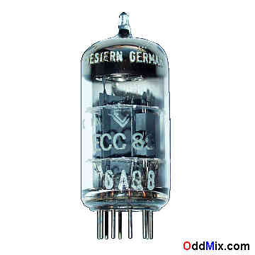 ECC85/6AQ8 Double High-Mu Triode AF RF Amplifier Siemens Vacuum Electronic Tube [10 KB]