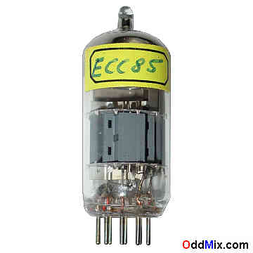 ECC85 Double High-Mu Triode AF RF Amplifier Valvo Vacuum Electronic Tube [9 KB]