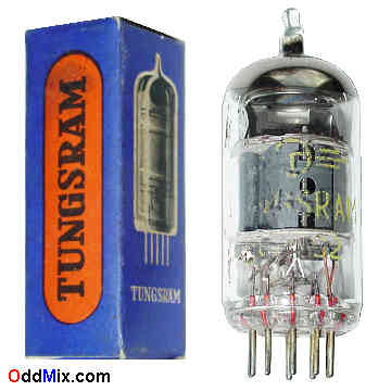 ECF82 Medium-Mu Triode Sharp-Cutoff Pentode VHF FM Tungsram Vacuum Electronic Tube [15 KB]