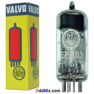 EF183 Semiremote-Cutoff RF IF AF Pentode Audio Amplifier Valvo Vacuum Electron Tube [15 KB]