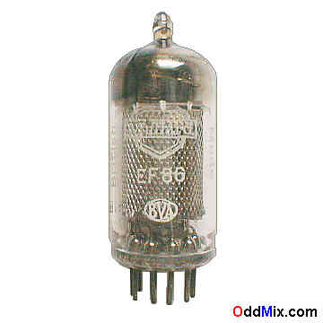 EF86 Medium-Mu AF Audio Amplifier Pentode Mullard BVA Vacuum Electron Tube [9 KB]