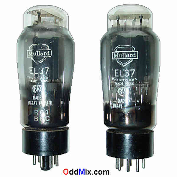 EL37 Mullard BVA Vacuum Tube Pair [26 KB]