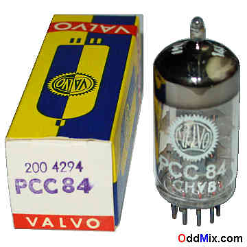 PCC84 High-Mu Twin Triode Valvo RF UHF Amplifier Vacuum Electron Tube [16 KB]