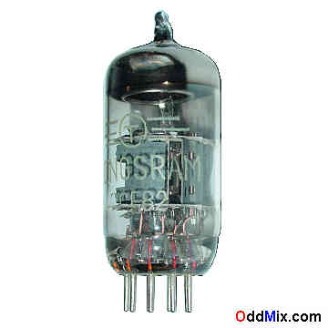 PCF82 Medium-Mu Triode Sharp-Cutoff Pentode VHF FM Tungsram Vacuum Electronic Tube [9 KB]