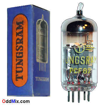 PCF82 Medium-Mu Triode Sharp-Cutoff Pentode VHF FM Tungsram Vacuum Electronic Tube 2 [15 KB]