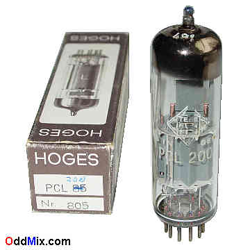 PLC200 Triode, Pentode Amplifier Oscillator Telefunken Vacuum Electronic Tube [12 KB]