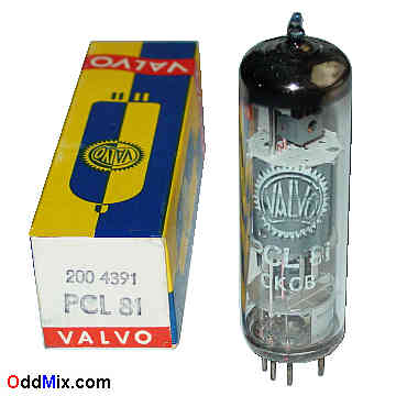 PCL81 Medium-Mu Triode Sharp-Cutoff Pentode VHF FM Valvo Vacuum Electronic Tube [14 KB]